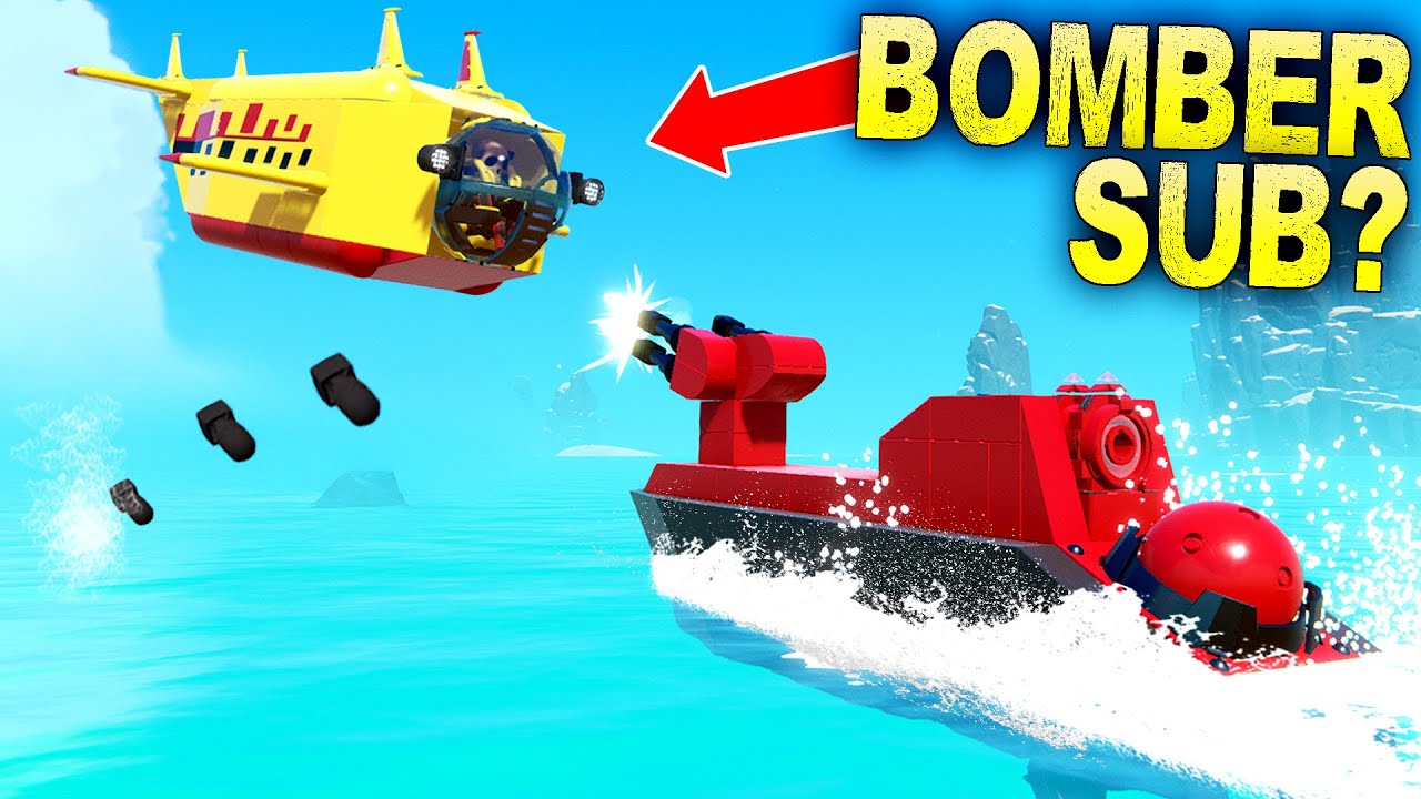 Gliding Bomber Subs vs Flak Boats!