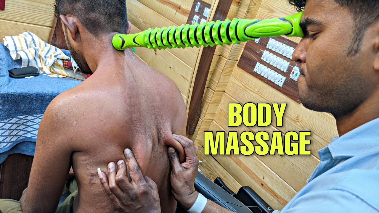 Deep Tissue Head & Body Massage by Master Rajen | Neck Cracking | ASMR