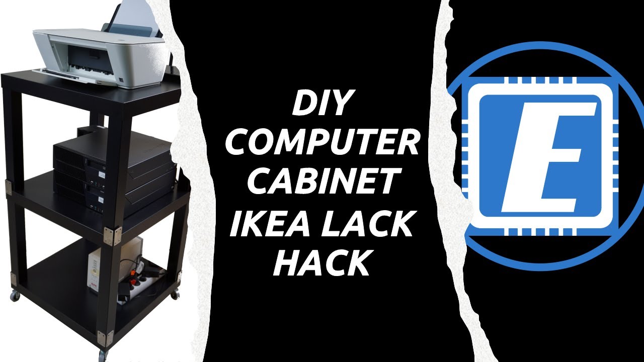 DIY Computer Cabinet - IKEA Lack Hack