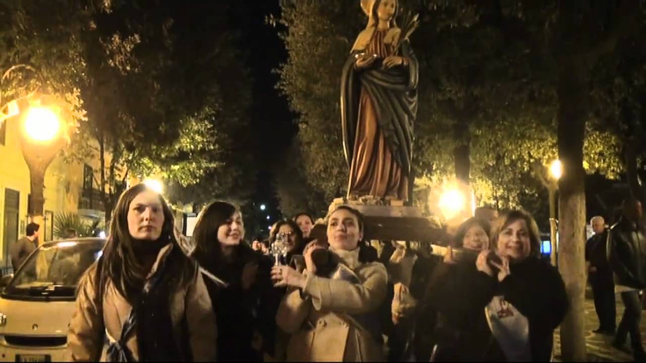 Gricignano (CE) - La processione di Santa Lucia