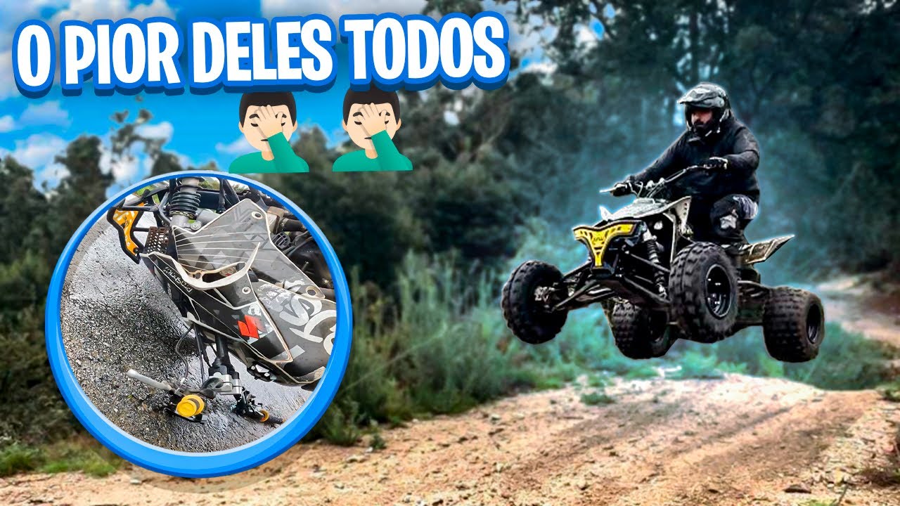 A MINHA PIOR QUEDA DE MOTA! *LTR450*