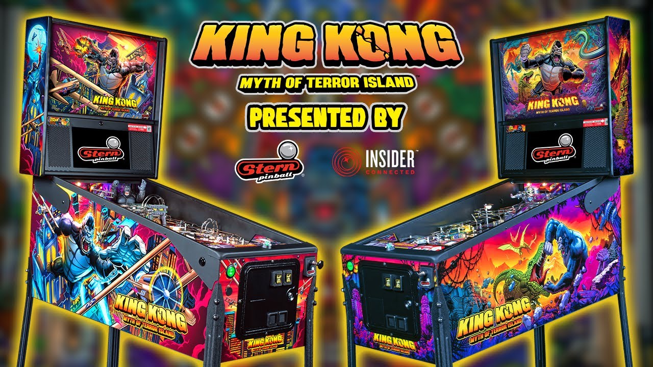 King Kong Myth of Terror Island Pinball Presented by Stern Pinball