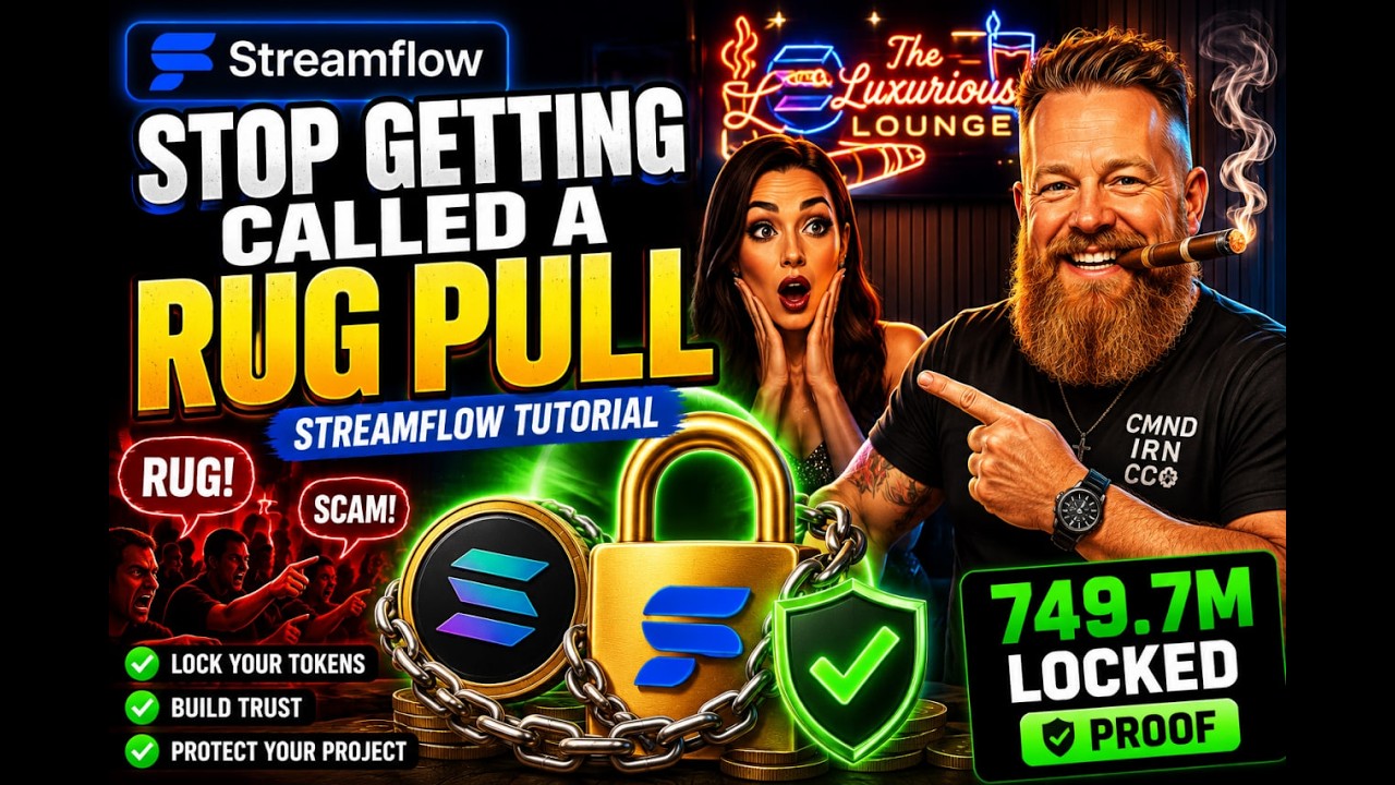How To lock Tokens On Stream Flow Crypto #token #Locked #crypto