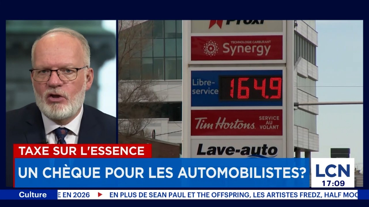 Taxe sur l’essence: un chèque pour les automobilistes?