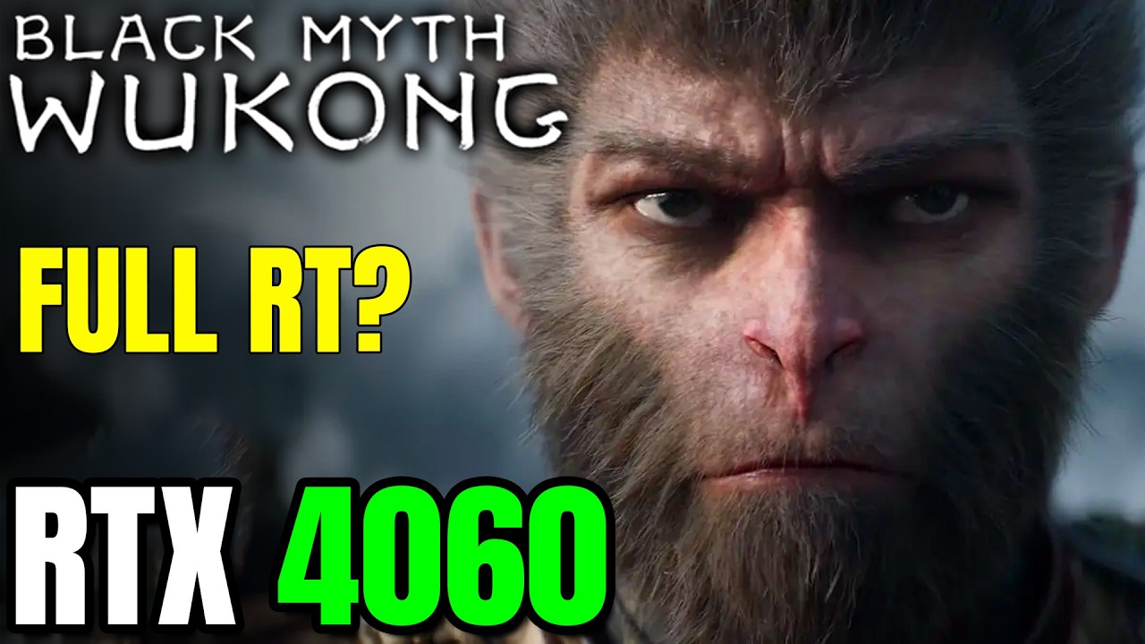 Black Myth Wukong on RTX 4060 - Full RT Worth it?