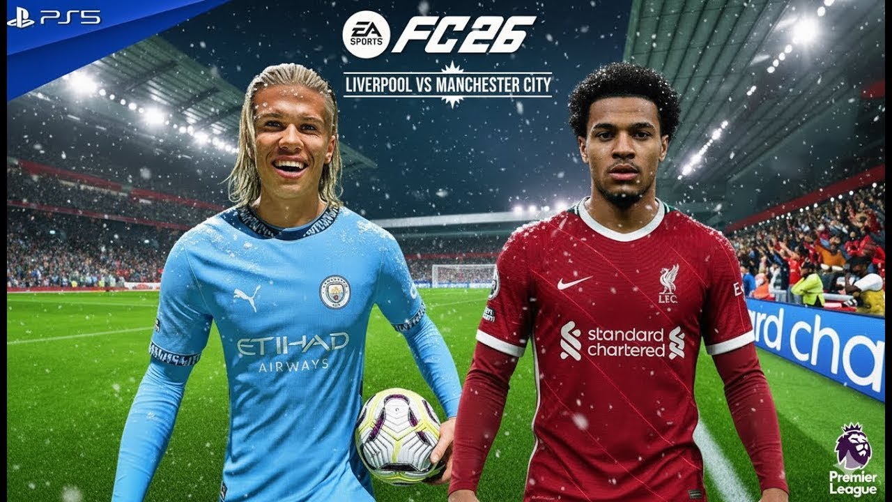 ليفربول × مانشستر سيتي | قمة الدوري الإنجليزي الممتاز 🔥 | FC 26 PS5