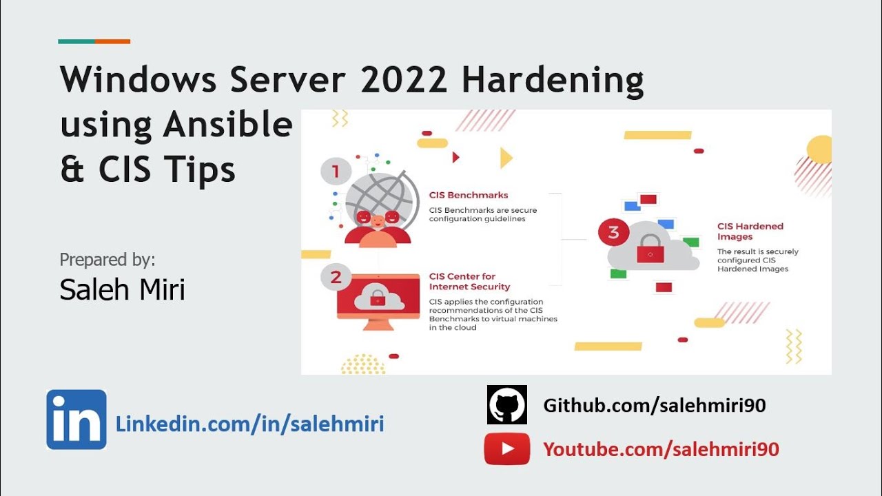 Harden windows server using Ansible and CIS tips