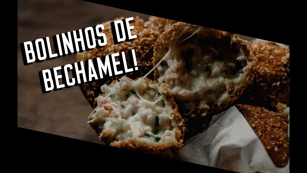 O MELHOR PETISCO DO MUNDO! | BOLINHOS DE BECHAMEL COM PRESUNTO E QUEIJO!