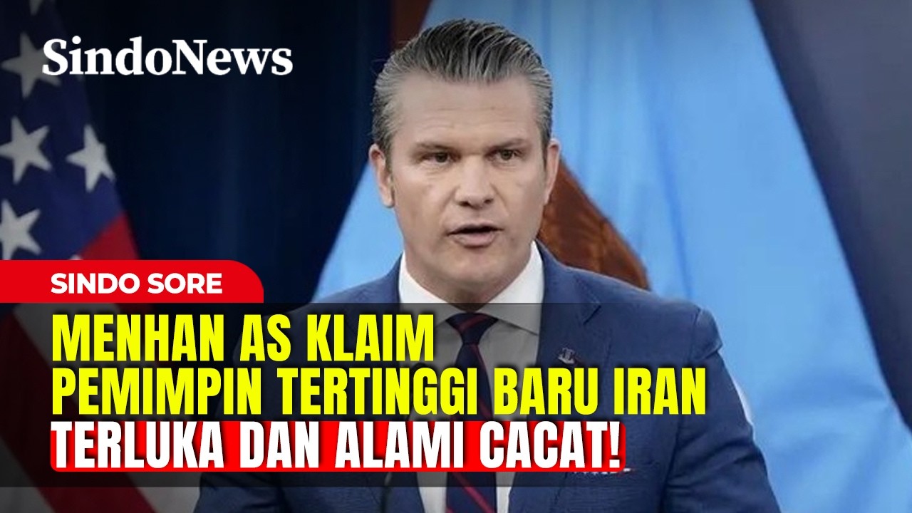 Menhan AS Klaim Mojtaba Khamenei Cacat Wajah | Sindo Sore | 15/03