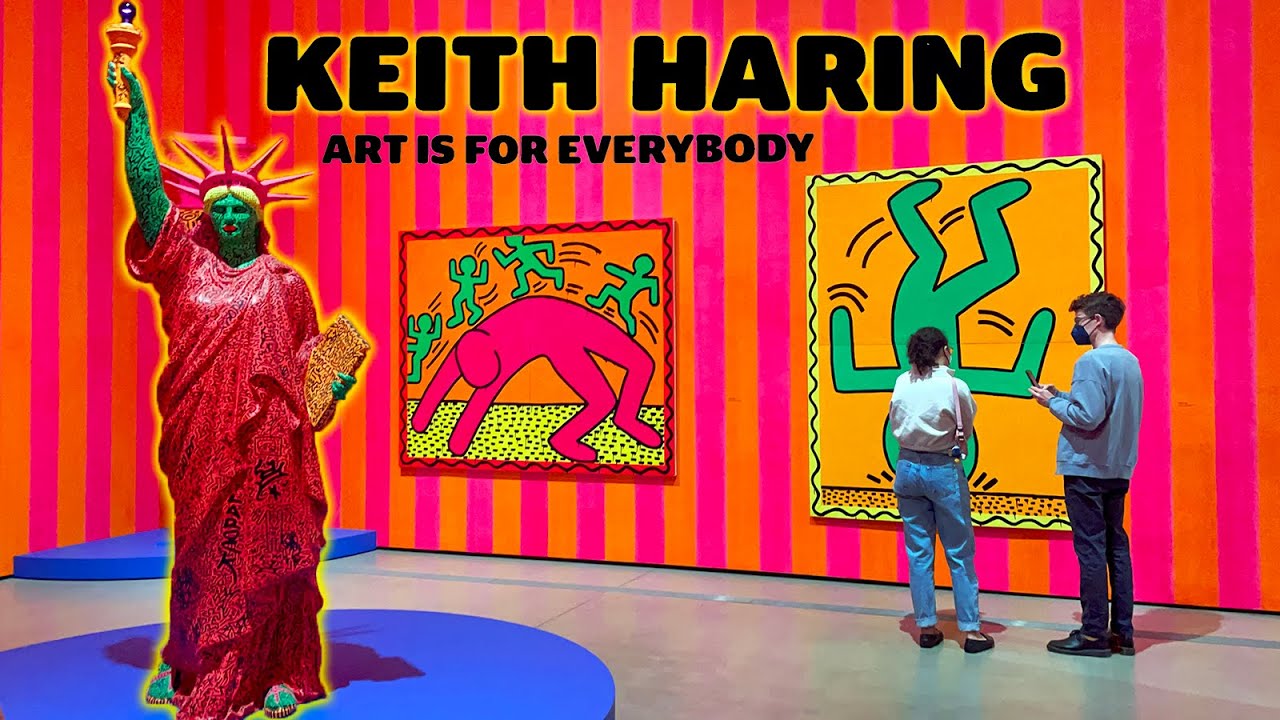 KEITH HARING Art Is for Everybody Exhibit at The Broad Museum in Downtown LA!