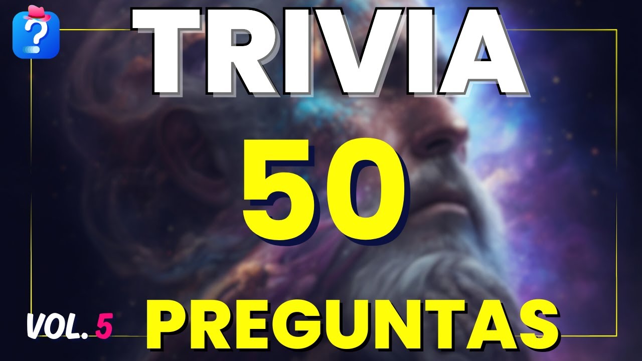 ❓TRIVIA 50 Preguntas de Cultura General ⚡️ (¡Sin opciones! 😱) [Vol. 5]