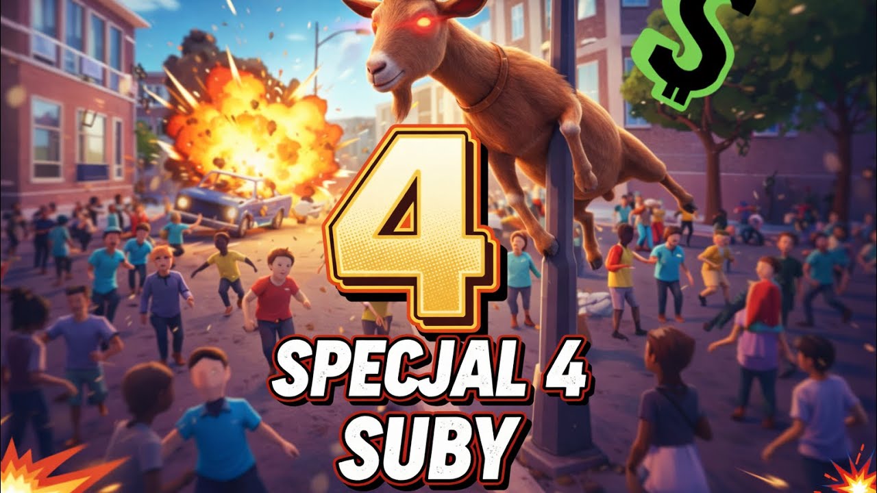 Kozi specjał na 4 suby | Goat Simulator 3