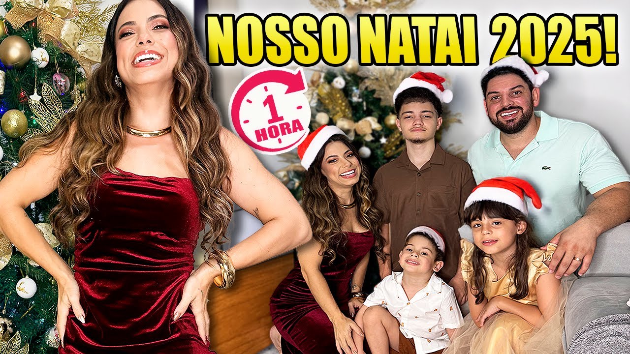 1 HORA DE VLOG do NOSSO NATAL 2025 - ZYON tem UMA ARMADILHA PRO PAPAI NOEL | Kathy Castricini
