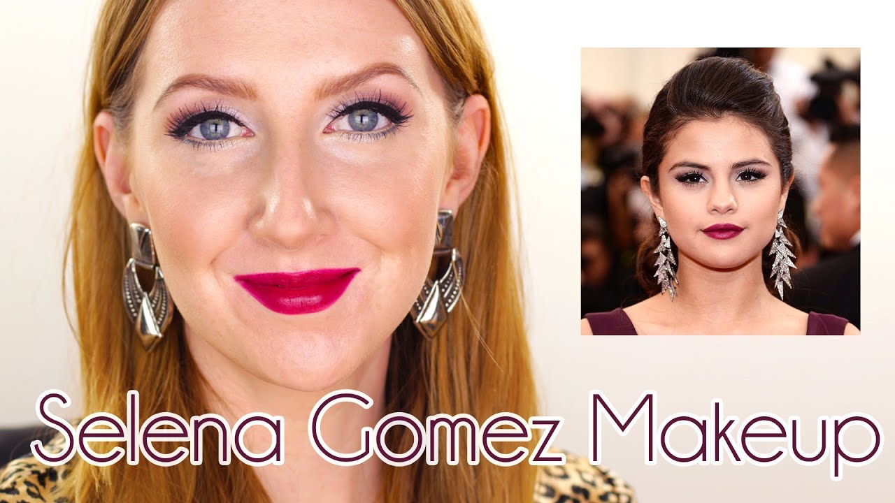 SELENA GOMEZ INSPIRED MAKEUP | BERRY LIPS AND LONG LASHES