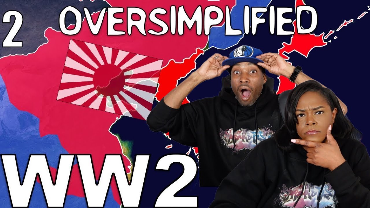 First Time Watching WW2 - OverSimplified (Part 2) | Asia and BJ React