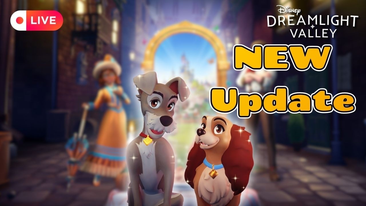 🔴 Puppy Love Update Is Here! 🐶 Welcoming Lady & Tramp | Disney Dreamlight Valley