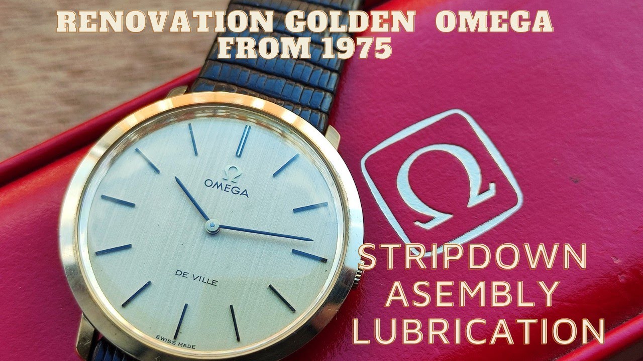 Omega De Ville cal. 625 GOLD 1975  renovation full service vintage mens watch