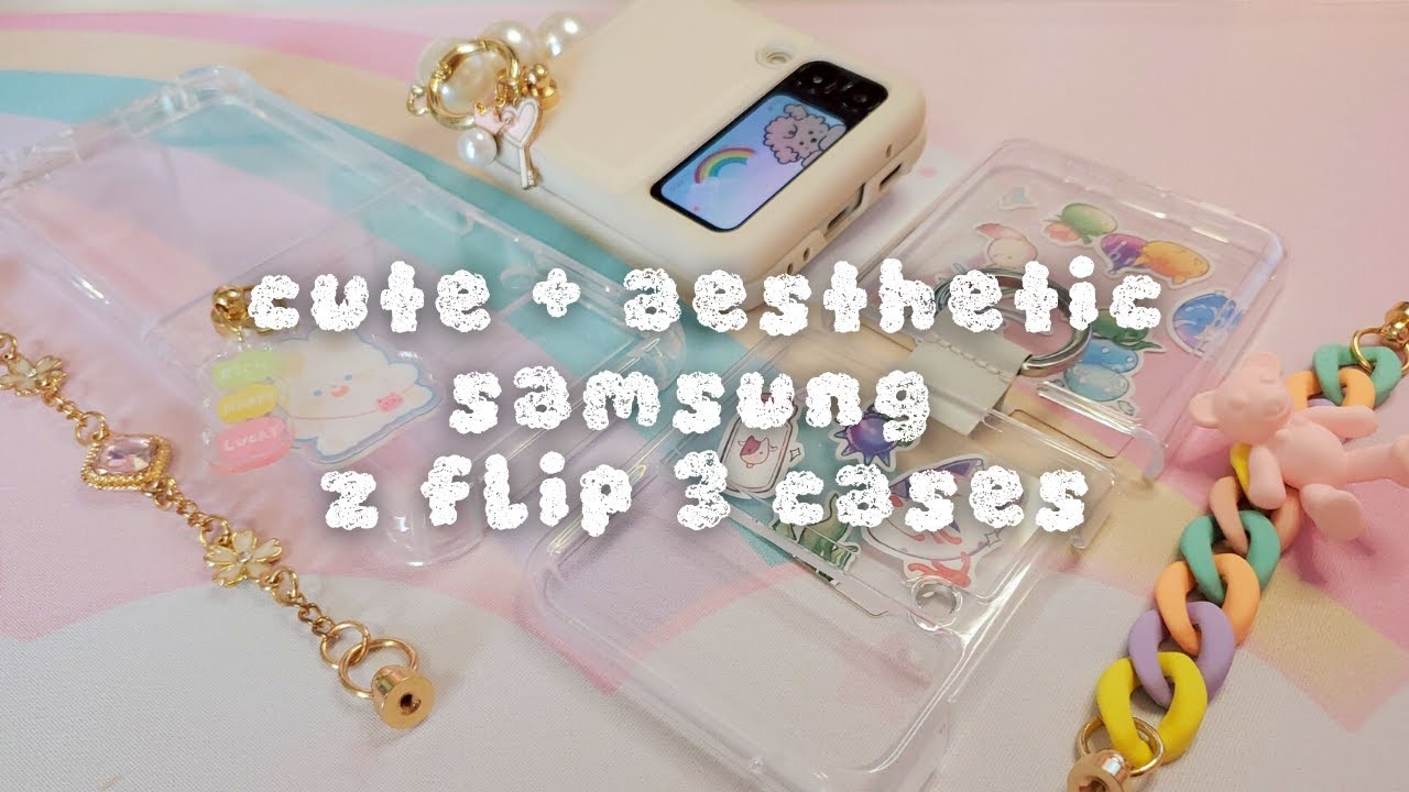 🤍 cute + aesthetic samsung z flip 3 cases | my current collection