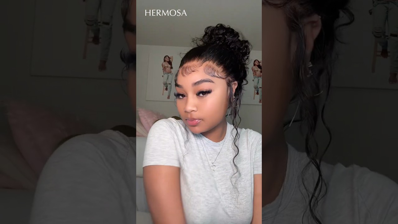 Wear To Go 360 Wig🤩Invisible String| Glueless 360 Lace Frontal Wig Install Tutorial #hermosahair