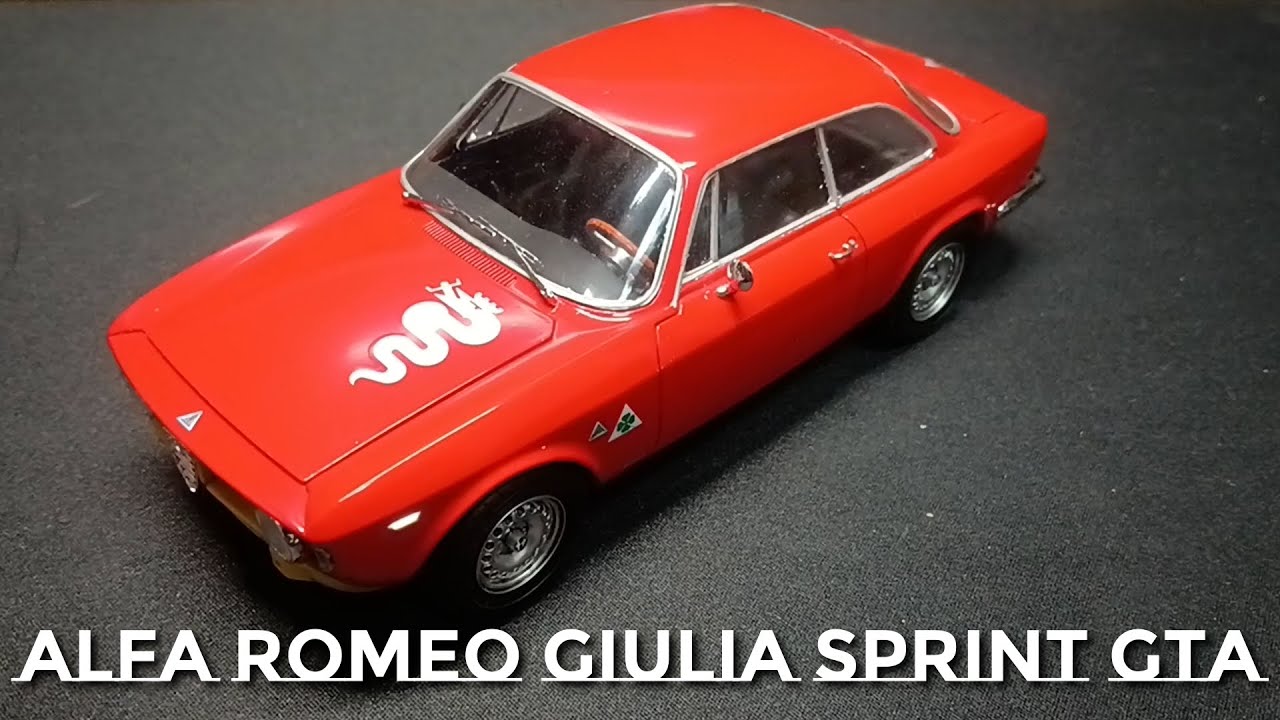 13、14歳が作る　タミヤ1/24アルファロメオ　ジュリアスプリントGTA【プラモデル/車/Scale Model】