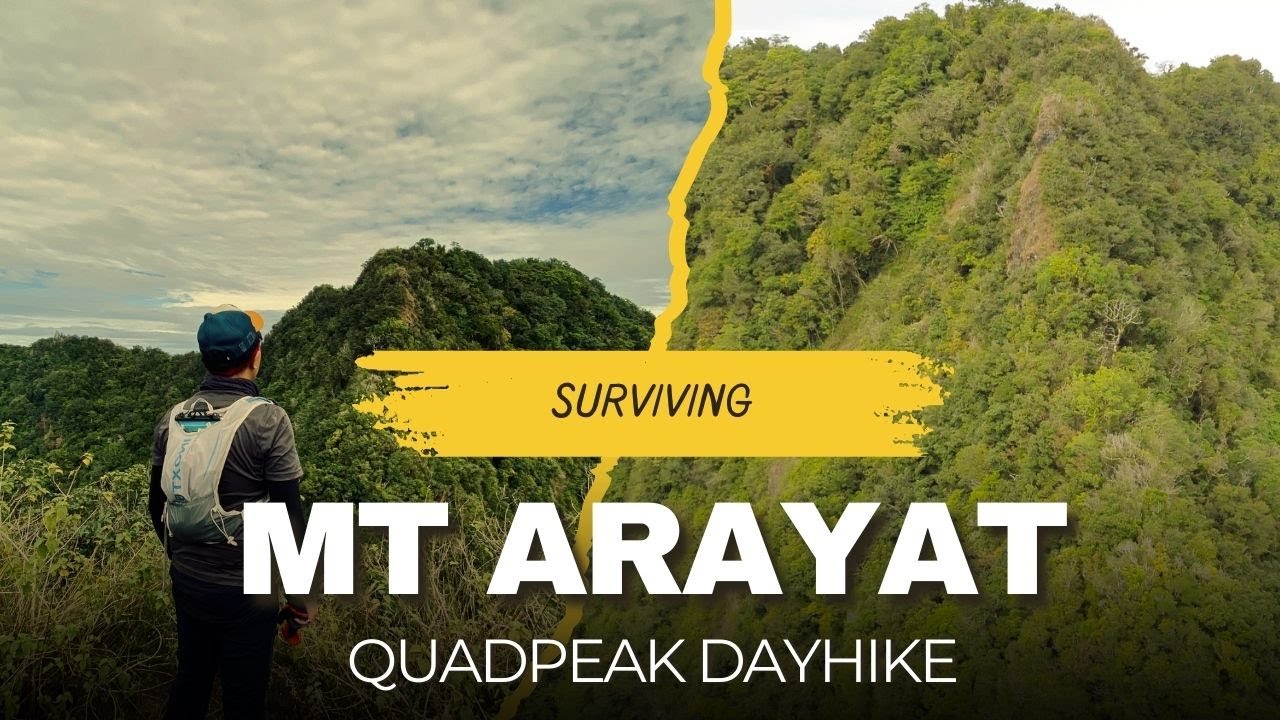 Mt Arayat Quadpeak | Extreme Rappelling POV | Travel Documentary