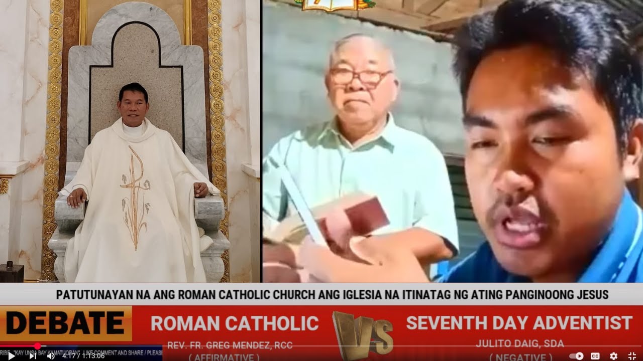 🔥 DEBATE: CFD VS SDA| Fr. Greg Mendez (RCC) VS Julito Daig (SDA) – JULITO SIGE’G TIPAS SA TEMA!
