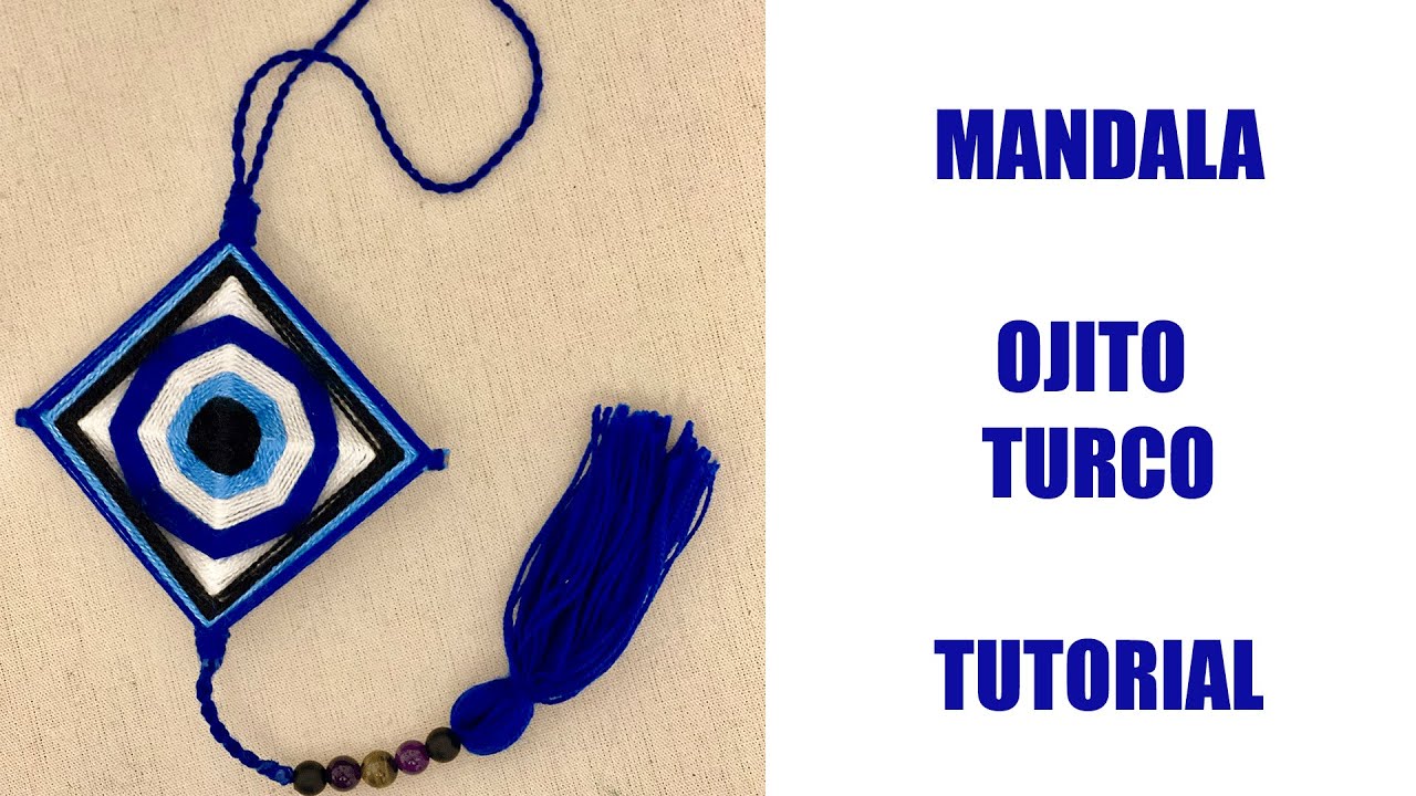 OJITO TURCO o NAZAR  #ojoturco #mandalastejidos #tutoriales