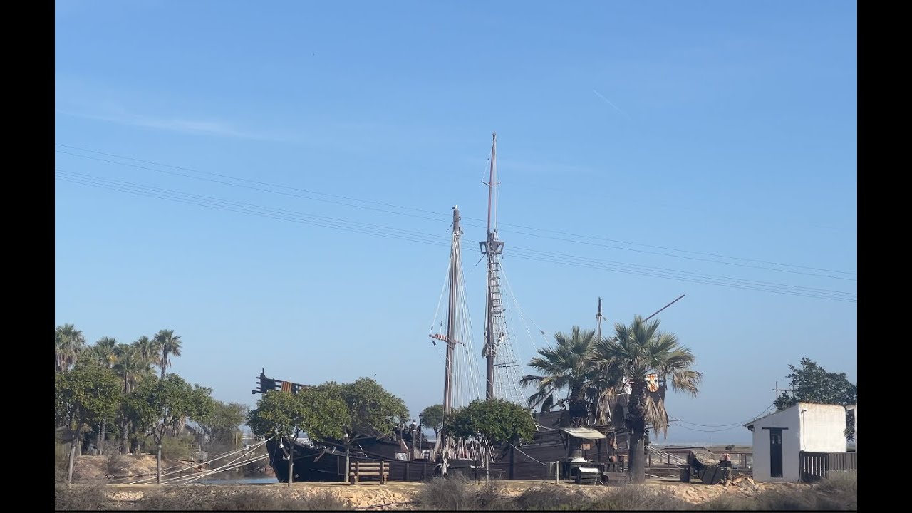 De schepen van Columbus in Huelva bekijken 😊 Nina, Pinta en Santa Maria @2024#036