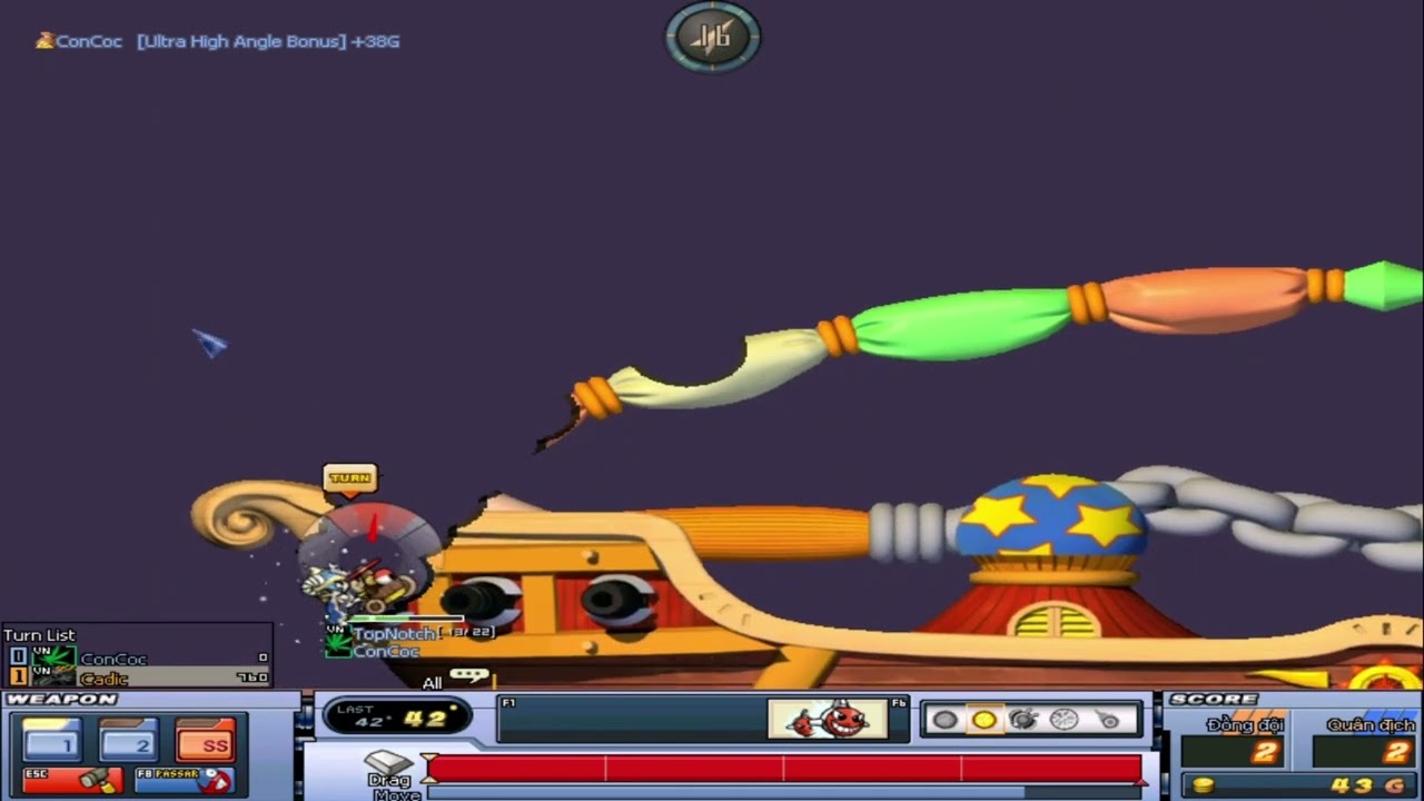 GUNBOUND: Cadic vs ConCoc solo boomer