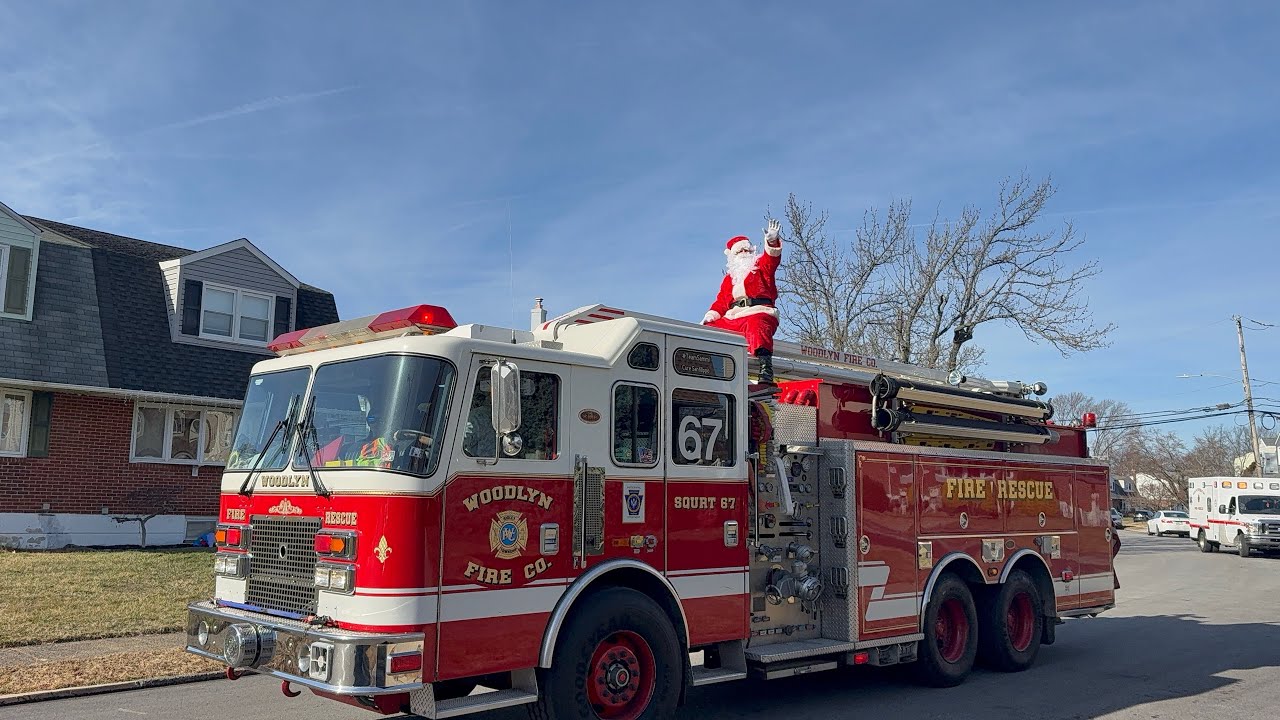 Ridley Township Woodlyn Fire Company Santa Run 12-20-25