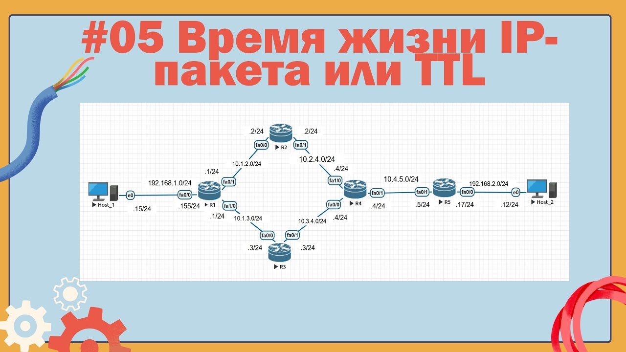 TTL или время жизни IP-пакета. Как работает защита от петель маршрутизации