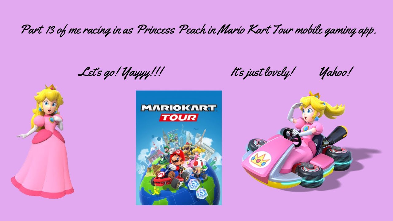 Part 13 of me racing in as Princess Peach in Mario Kart Tour mobile gaming app. Enjoy it! 🏟️👸🥳🥇✈️🏎️