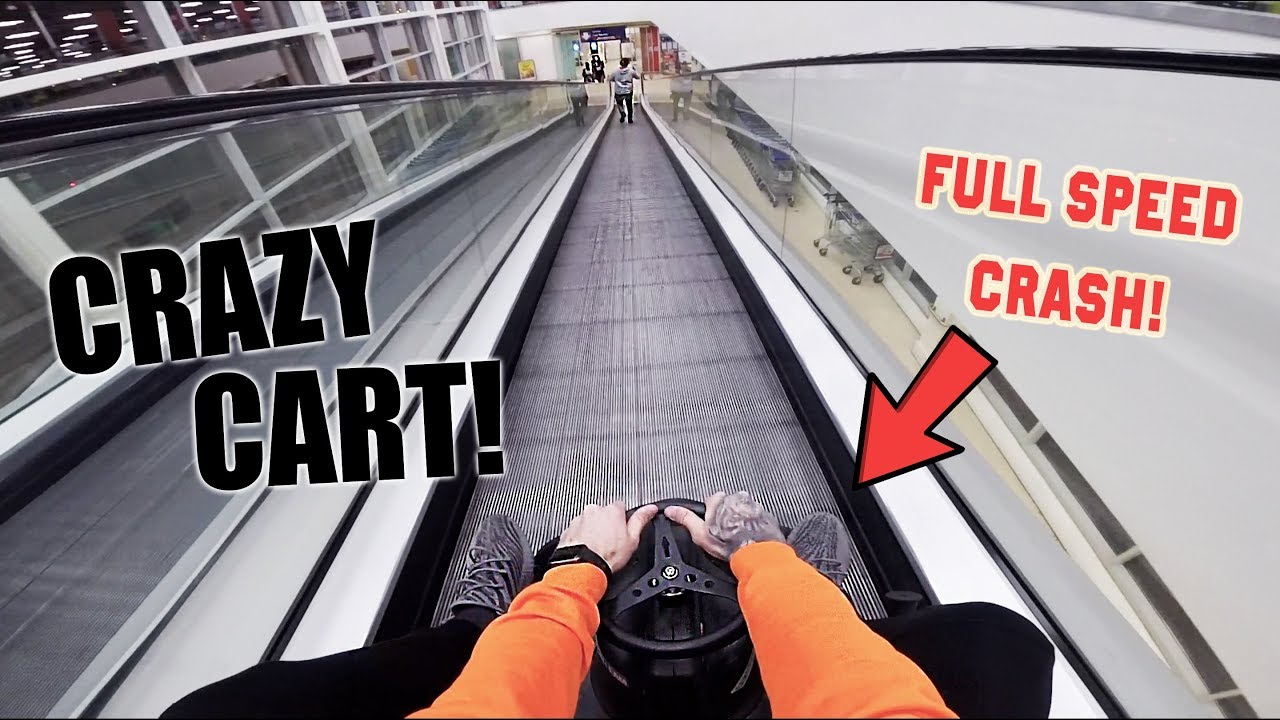 *FULL SPEED* CRAZY CART INSIDE A SUPERMARKET!