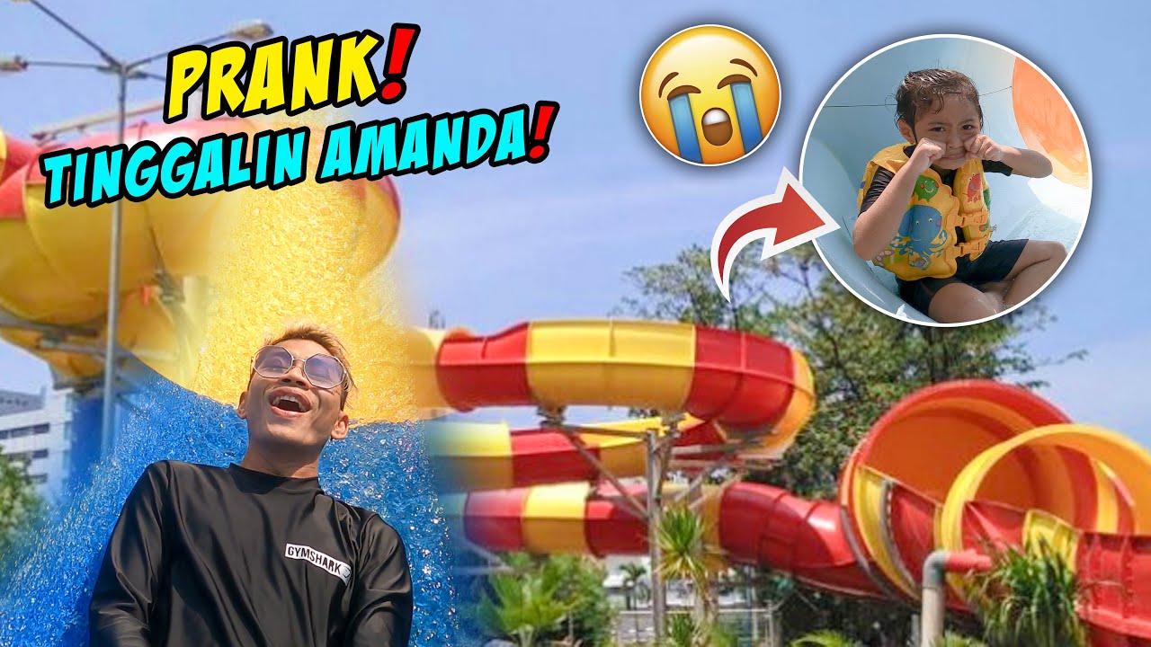 PRANK TINGGALIN AMANDA DI SELUNCURAN TERTINGGI DI ATLANTIS ANCOL‼️🤣