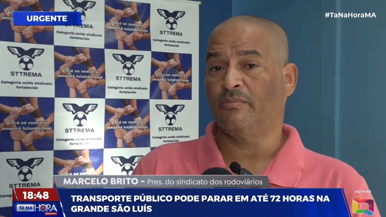Transporte público pode parar em até 72 horas na grande São Luís MA.