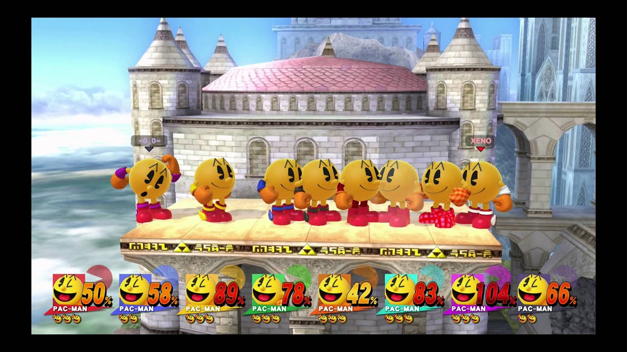 (v1.0) Super Smash Bros. Pac-Man Pause Glitch