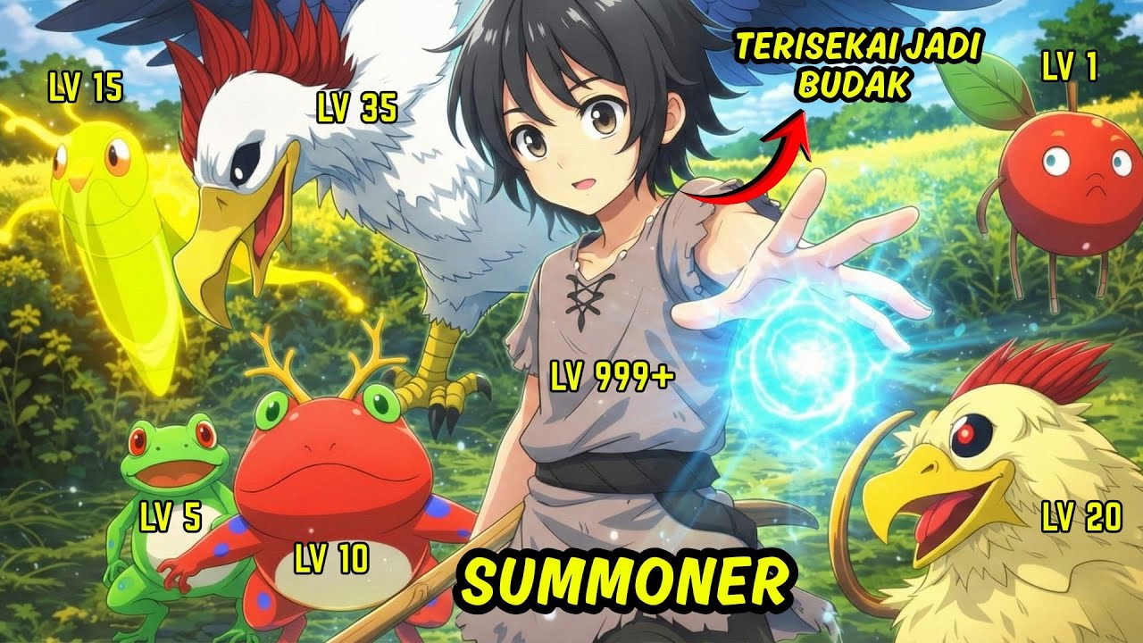 Pria ini Terisekai Ke Dunia Game Sebagai Summoner Level Tinggi (Episode 1-3)