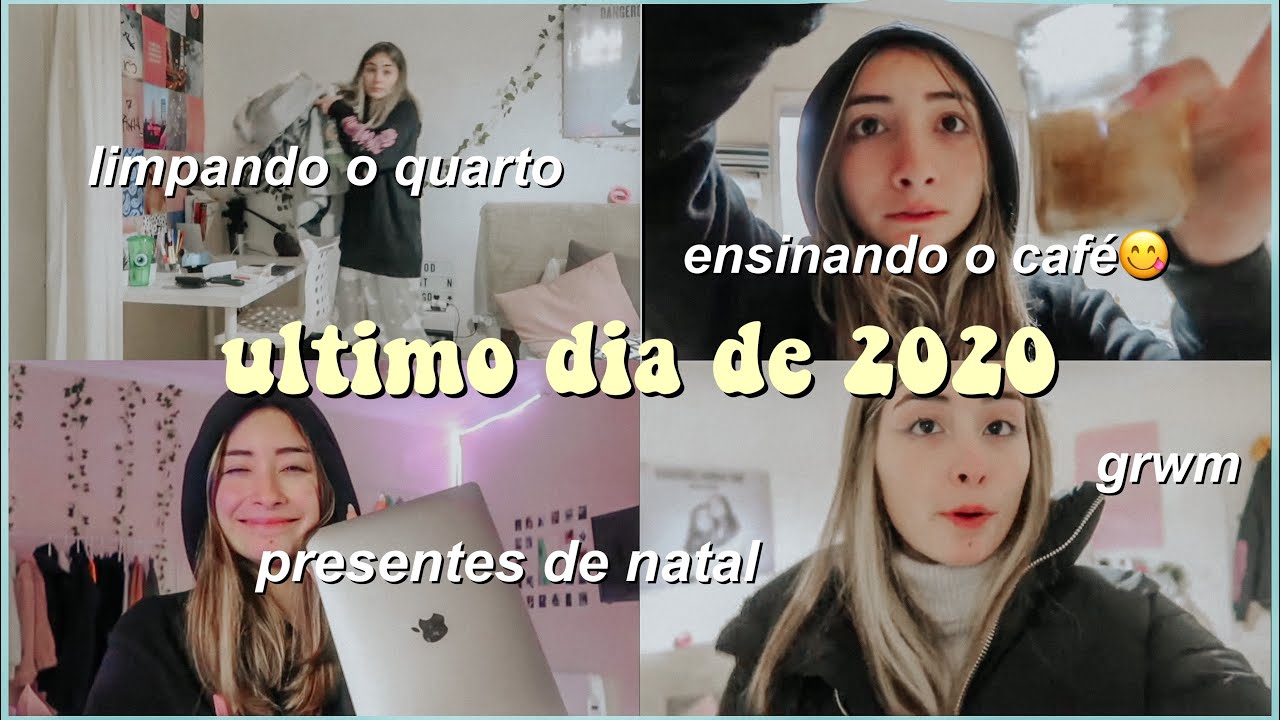 um vlog bem aleatório do último dia de 2020 | café + meus presentes de natal & grwm