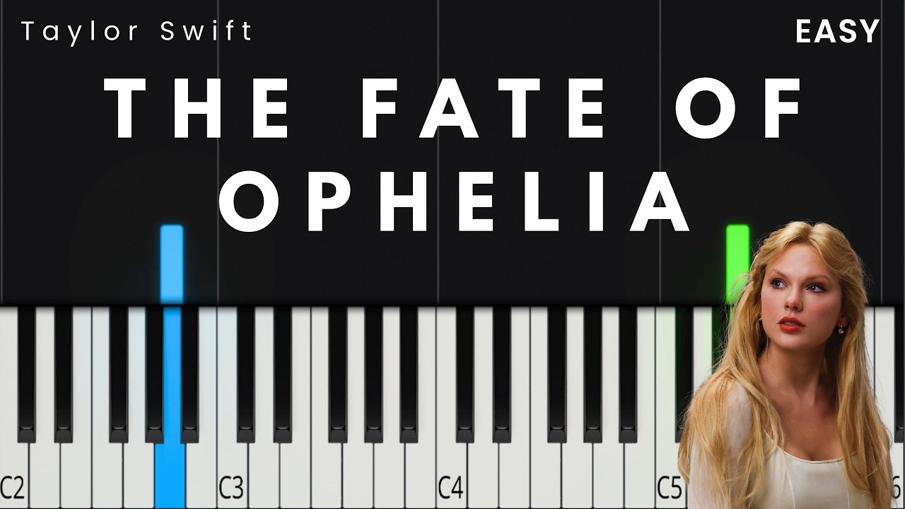 Taylor Swift - The Fate of Ophelia | EASY Piano Tutorial