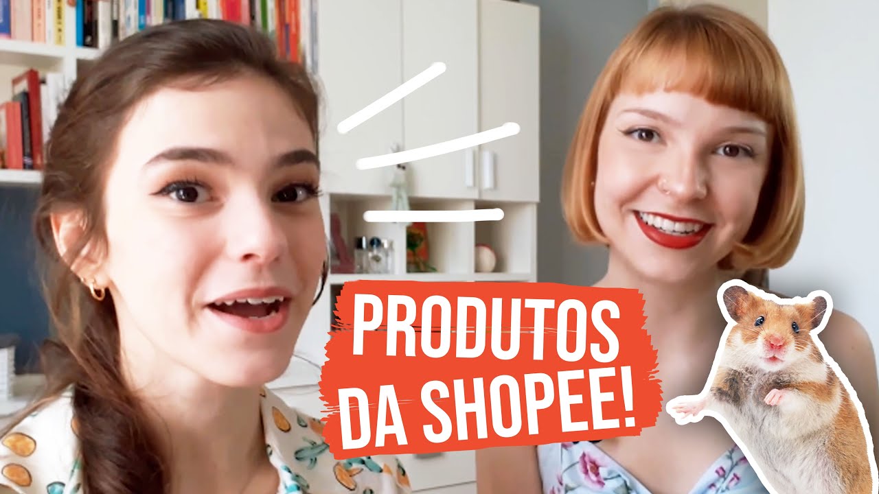 Procurando produtos para hamsters na shopee 🐹🛍️