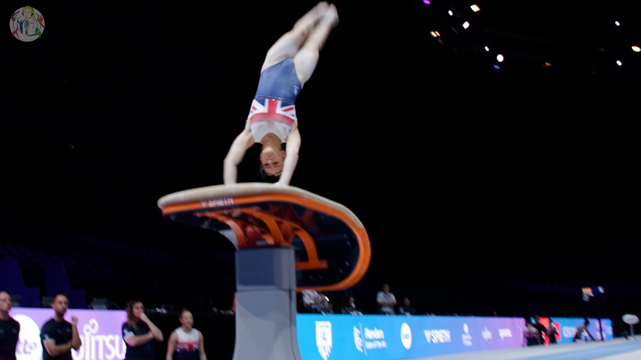 Ruby Evans (GBR) - VT - Podium Training - 2023 World Championships Antwerp