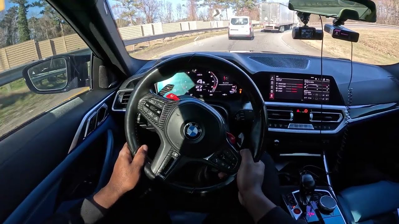 RUSHING TO THE AIRPORT IN MY G82 M4 COMPETITION  I RACED A AUDI