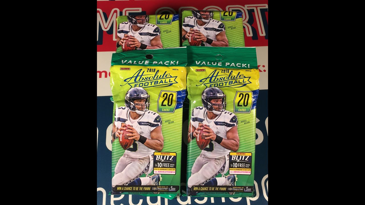 2018 Absolute Football Rack/Fat Packs Break - Rookie Hunt!