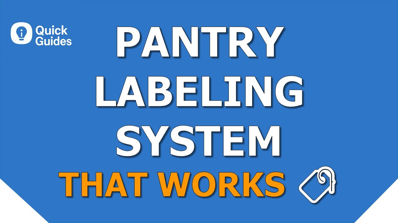 The Pantry Labeling System That Actually Stays Organized