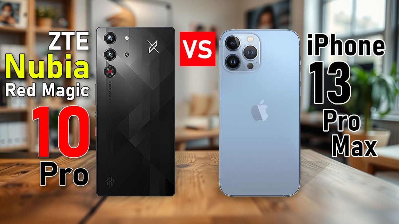 ZTE Nubia Red Magic 10 Pro VS Iphone 13 Pro Max