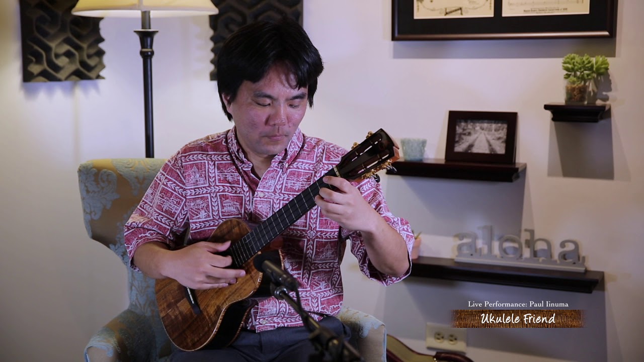 Paul Iinuma and Custom KG Tenor Ukulele - (UKULELE FRIEND: Live Performance)