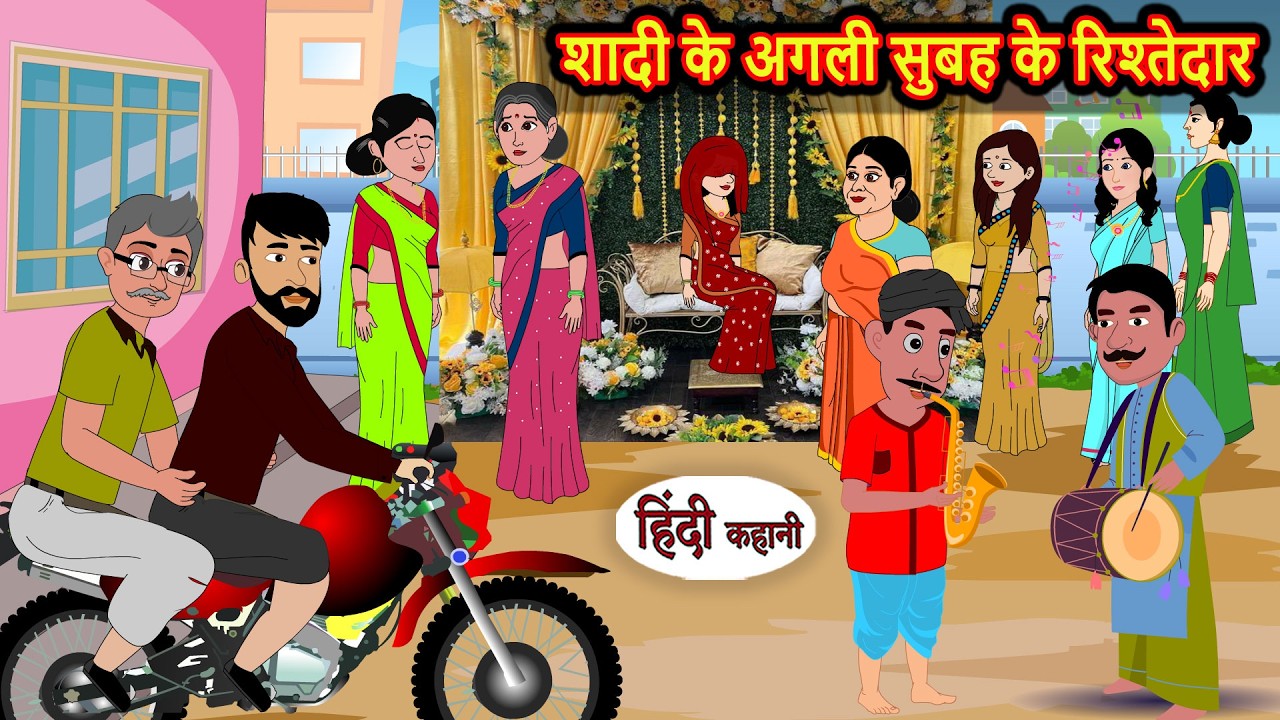 शादी के अगली सुबह के रिश्तेदार Bedtime Stories | Moral Story | Fairy Tales | Kahani Storytime Funny