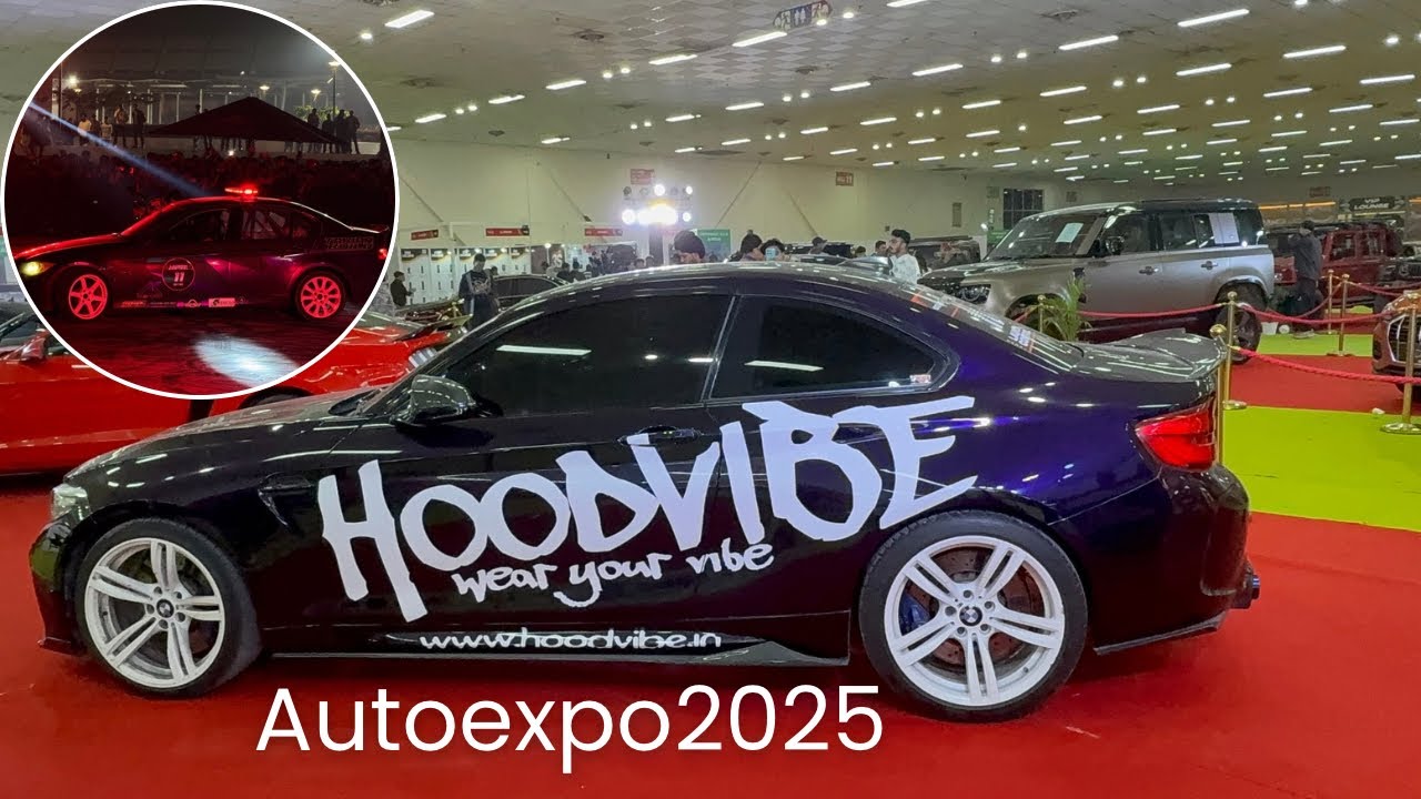 Last AutoExpo of 2025 and Drift show in auto expo 🔥🏎️