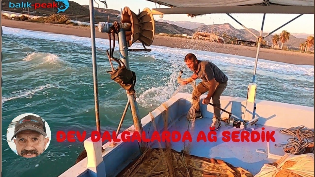 HIRÇIN DENİZDE AĞ SERDİK / BALIKÇILIĞIN ZORLUKLARINI SİZE GÖSTERMEK İÇİN VİDEO ÇEKTİM
