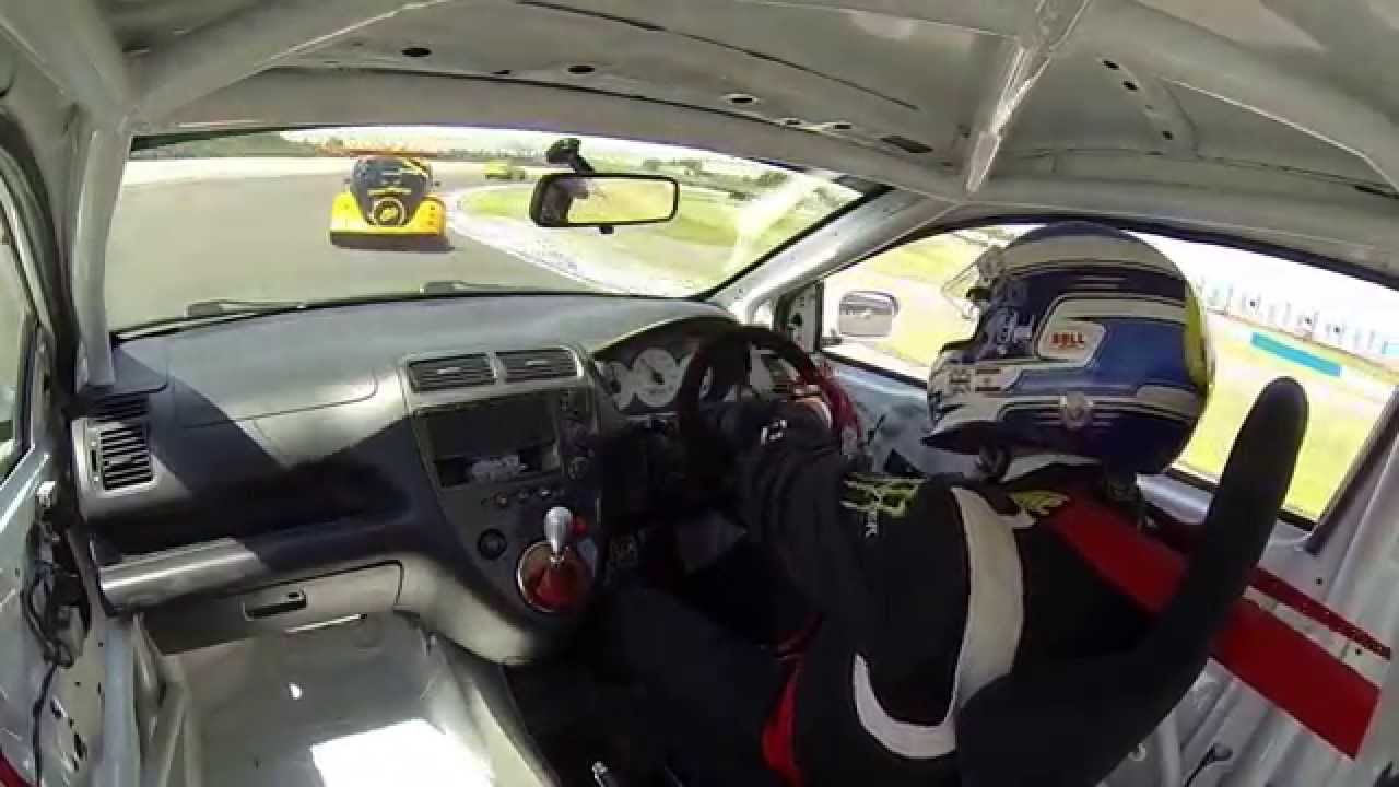 Honda Civic Type R EP3 at Donnington Park Trackday